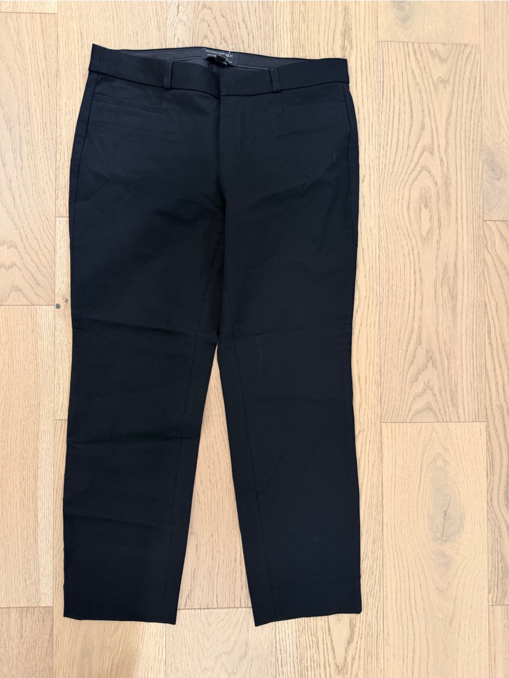 Banana Republic Black Slim Sloan Crop Dress Pants